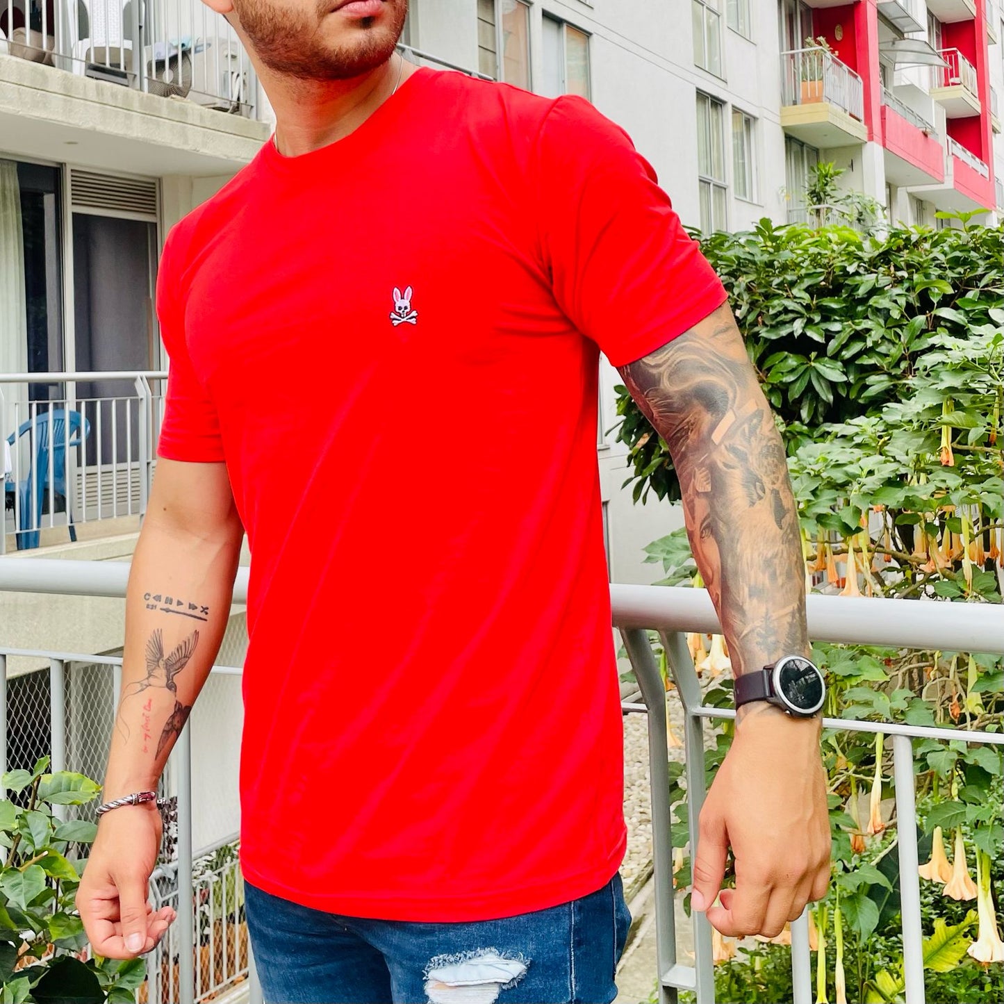 Camiseta Psycho Bunny Algodón ligero