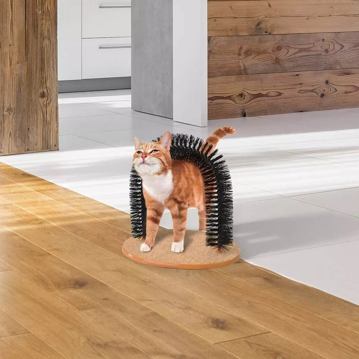 Arco Masajeador Y Rascador Para Gatos