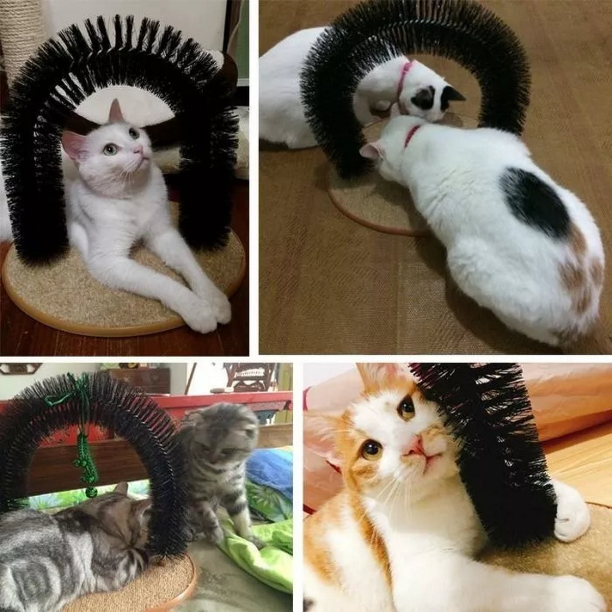 Arco Masajeador Y Rascador Para Gatos