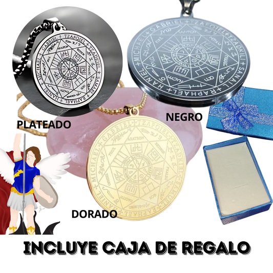 Collar Sello 7 Arcángeles + Cajaregalo