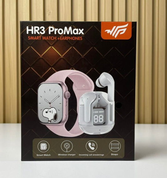 Combo Smart Watch HR3 ProMax 2 En 1